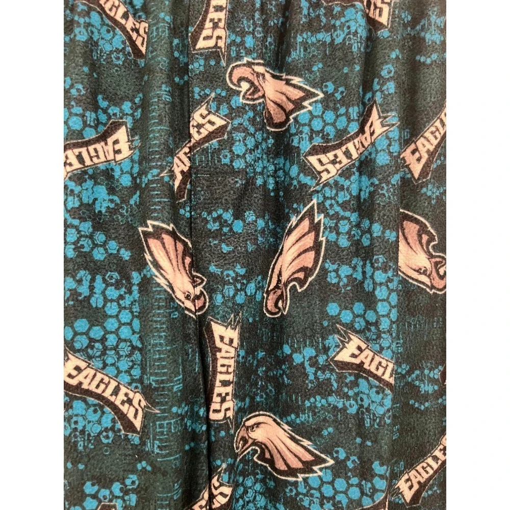 NFL Philadelphia Eagles Pajama Pants Boys Large 14/16 Green Sleepwear Loungewear